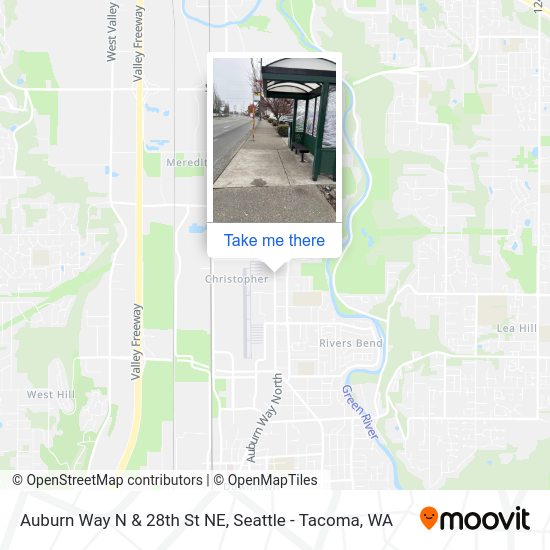 Mapa de Auburn Way N & 28th St NE