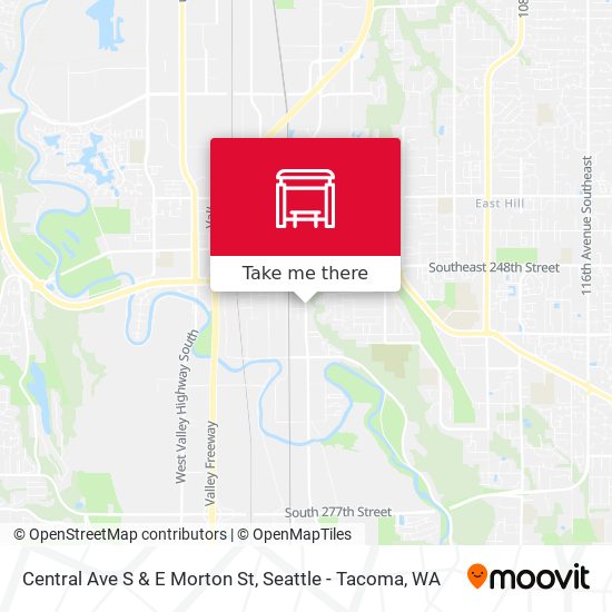 Central Ave S & E Morton St map