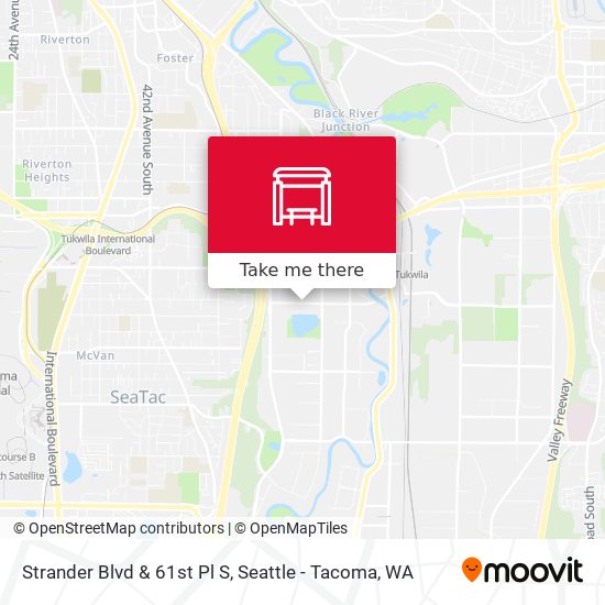 Strander Blvd & 61st Pl S map