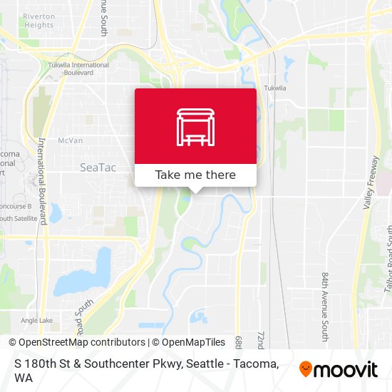 Mapa de S 180th St & Southcenter Pkwy