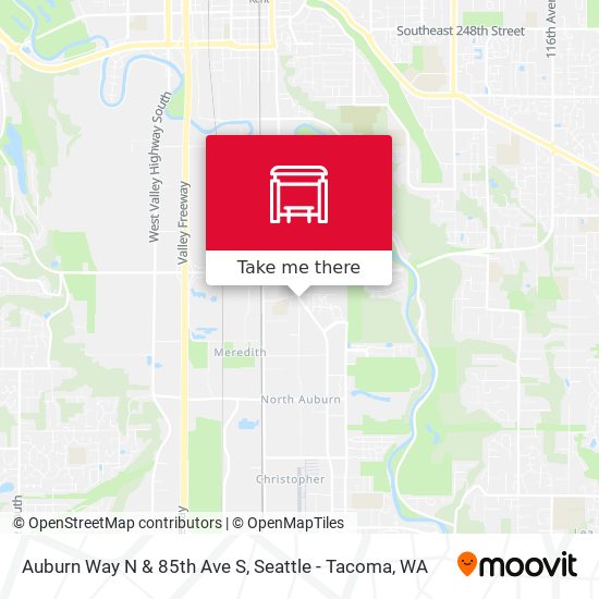 Mapa de Auburn Way N & 85th Ave S