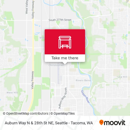 Mapa de Auburn Way N & 28th St NE