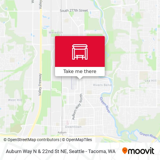 Mapa de Auburn Way N & 22nd St NE