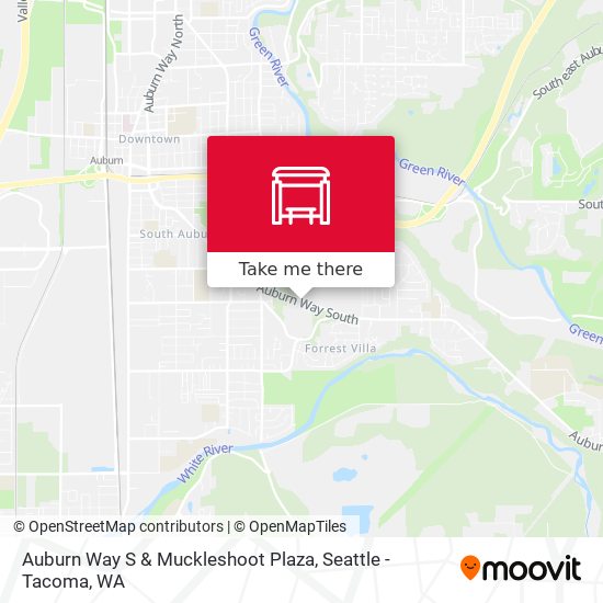 Mapa de Auburn Way S & Muckleshoot Plaza
