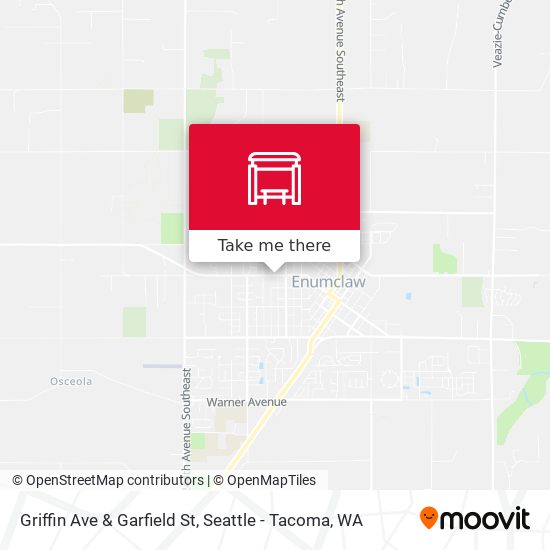 Griffin Ave & Garfield St map