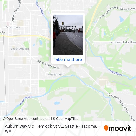 Auburn Way S & Hemlock St SE map