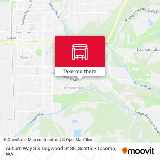 Auburn Way S & Dogwood St SE map