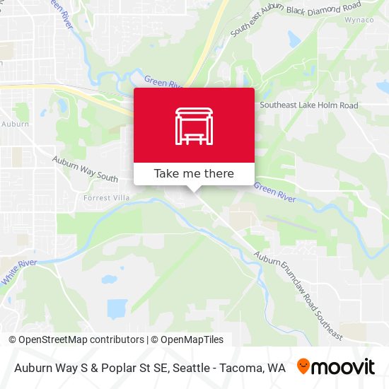 Auburn Way S & Poplar St SE map