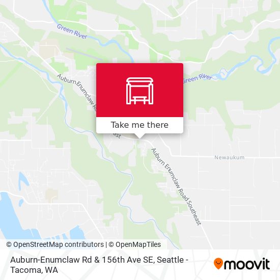 Auburn-Enumclaw Rd & 156th Ave SE map