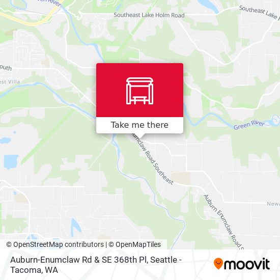Auburn-Enumclaw Rd & SE 368th Pl map