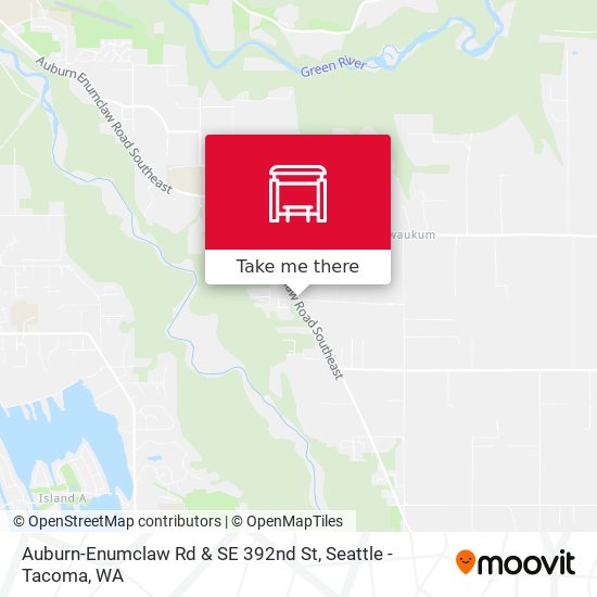 Auburn-Enumclaw Rd & SE 392nd St map