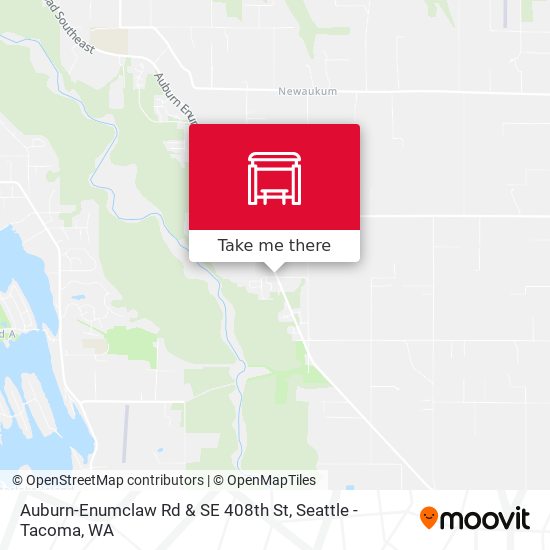 Auburn-Enumclaw Rd & SE 408th St map