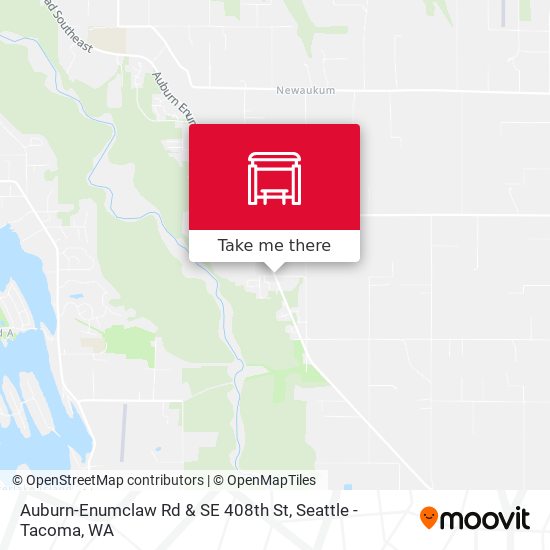 Auburn-Enumclaw Rd & SE 408th St map