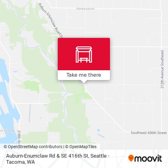 Auburn-Enumclaw Rd & SE 416th St map