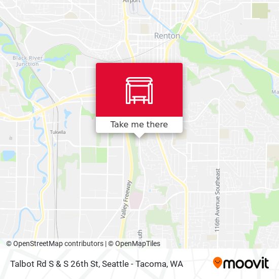 Talbot Rd S & S 26th St map