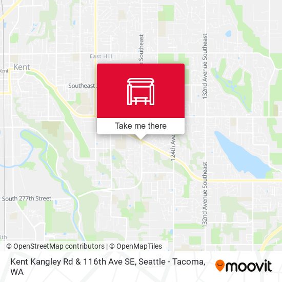 Mapa de Kent Kangley Rd & 116th Ave SE