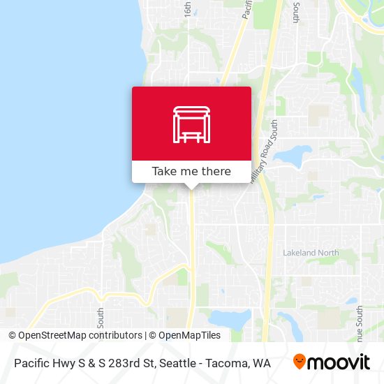 Mapa de Pacific Hwy S & S 283rd St