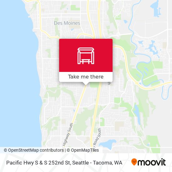 Mapa de Pacific Hwy S & S 252nd St