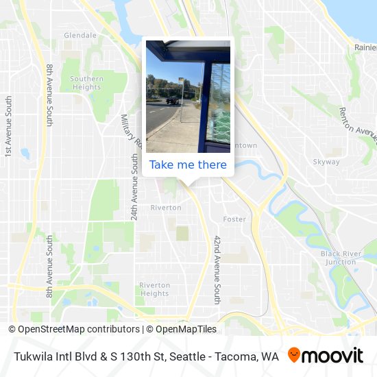 Mapa de Tukwila Intl Blvd & S 130th St