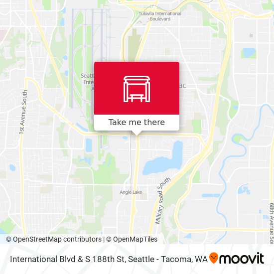 Mapa de International Blvd & S 188th St