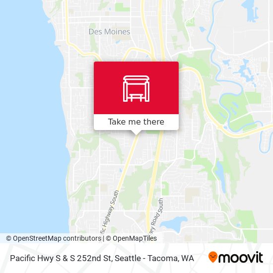 Mapa de Pacific Hwy S & S 252nd St