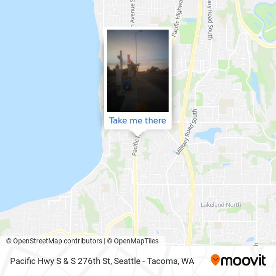 Mapa de Pacific Hwy S & S 276th St