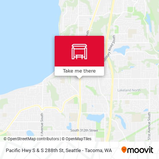 Mapa de Pacific Hwy S & S 288th St