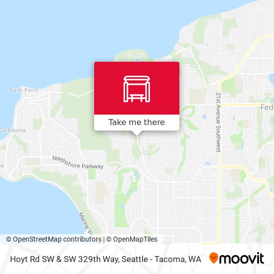 Hoyt Rd SW & SW 329th Way map