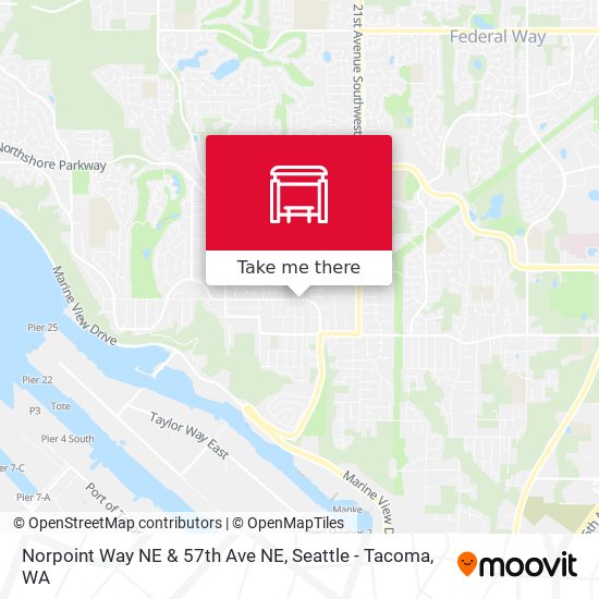 Norpoint Way NE & 57th Ave NE map