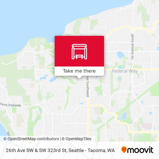 26th Ave SW & SW 323rd St map