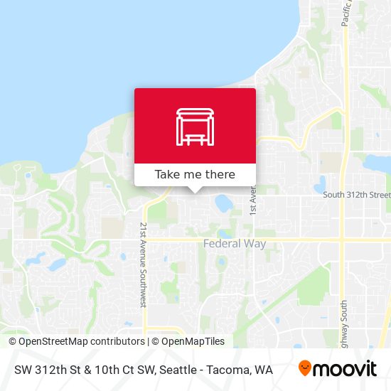 Mapa de SW 312th St & 10th Ct SW