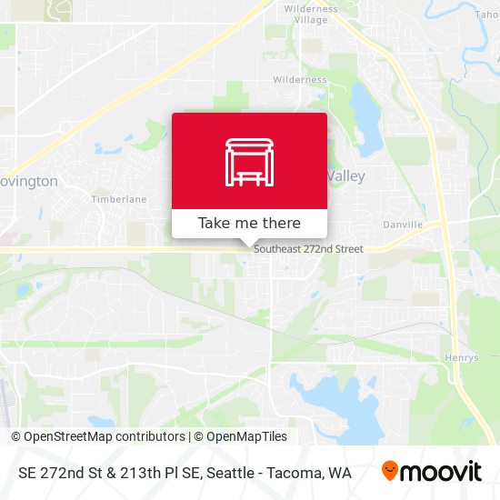 Mapa de SE 272nd St & 213th Pl SE