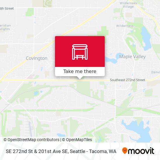Mapa de SE 272nd St & 201st Ave SE