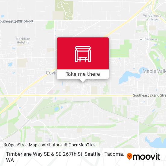 Timberlane Way SE & SE 267th St map