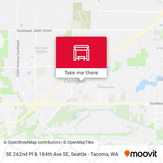 SE 262nd Pl & 184th Ave SE map