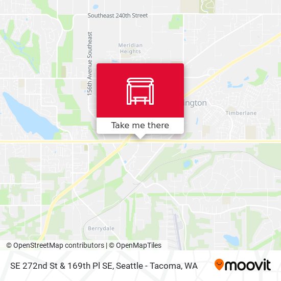 Mapa de SE 272nd St & 169th Pl SE