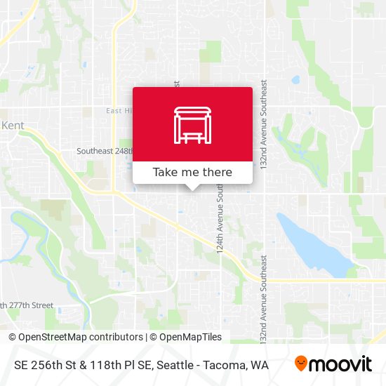 SE 256th St & 118th Pl SE map