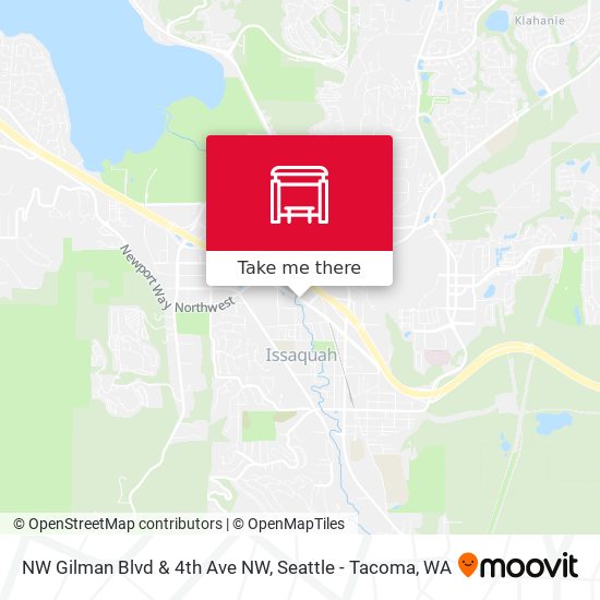 NW Gilman Blvd & 4th Ave NW map