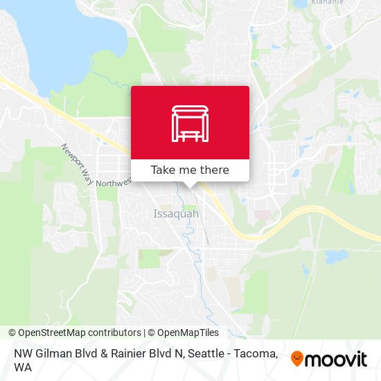 NW Gilman Blvd & Rainier Blvd N map