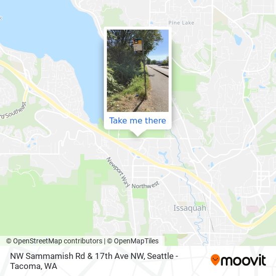 NW Sammamish Rd & 17th Ave NW map