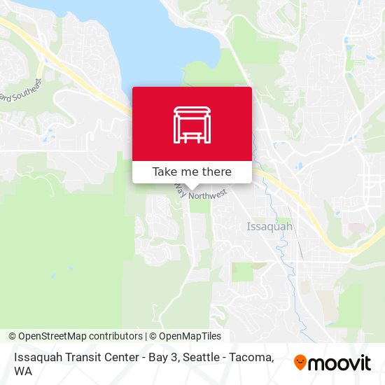 Mapa de Issaquah Transit Center - Bay 3