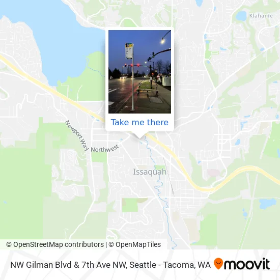 Mapa de NW Gilman Blvd & 7th Ave NW