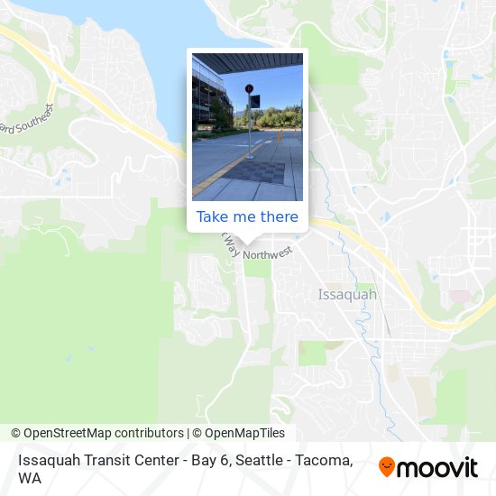 Mapa de Issaquah Transit Center - Bay 6