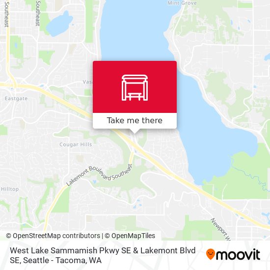 West Lake Sammamish Pkwy SE & Lakemont Blvd SE map