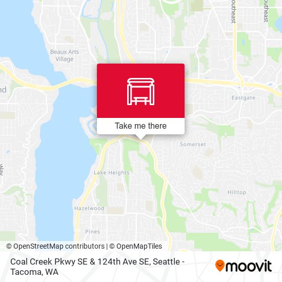 Coal Creek Pkwy SE & 124th Ave SE map