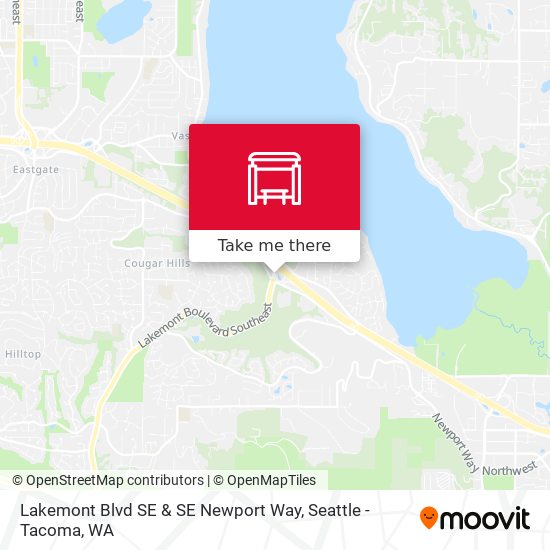 Mapa de Lakemont Blvd SE & SE Newport Way