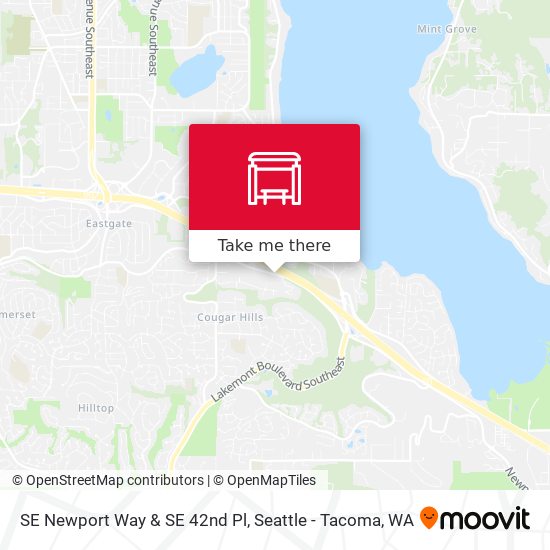 SE Newport Way & SE 42nd Pl map
