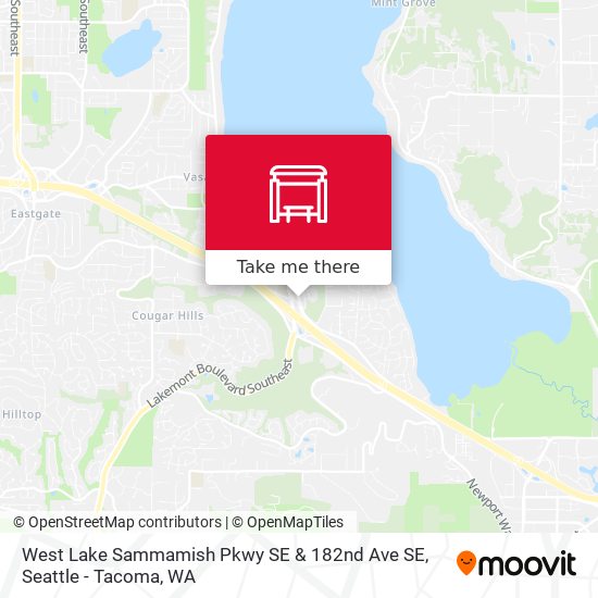 West Lake Sammamish Pkwy SE & 182nd Ave SE map