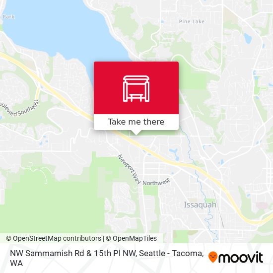 Mapa de NW Sammamish Rd & 15th Pl NW