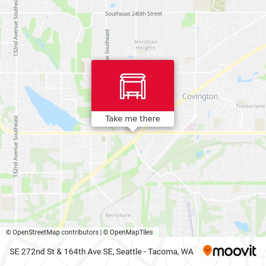 SE 272nd St & 164th Ave SE map